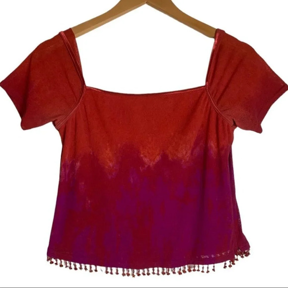 Vintage  Joseph Ribkoff Tie Dye Abstract Skirt & Top Set Size 8 FLAWED - Picture 3 of 15